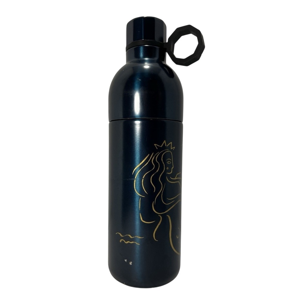 Starbucks Water Bottle Golden Siren Anniversary Mermaid Two-Piece Stainless 2017